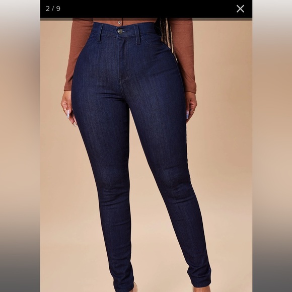 High Rise Stretch Skinny Jeans - Picture 5 of 6